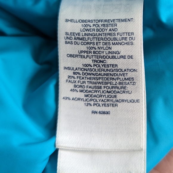 Kids Land's End Squall Coat - Blue, Size M 10/12 - Picture 5 of 11